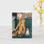 Carte Bonne fête des mères (Fleur jaune)