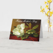 Carte Bonne fête des mères (Fleur jaune)