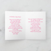 Carte Bonne fête des mères (Intérieur)
