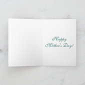 Carte Bonne fête des mères (Intérieur)