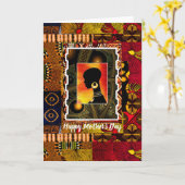 Carte Bonne fête des mères (Fleur jaune)