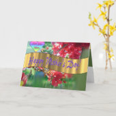 Carte Bonne fête des mères (Fleur jaune)