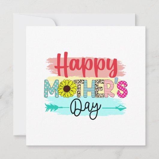 Carte Bonne fête des mères (Devant)