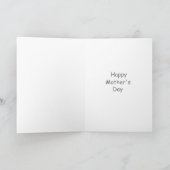 Carte Bonne fête des mères (Intérieur)