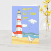 Carte Bonne fête des mères (Fleur jaune)