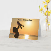 Carte bonne fête des mères (Fleur jaune)