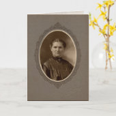 Carte Bonne fête des mères (Fleur jaune)