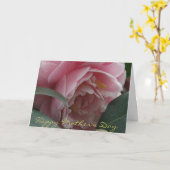 Carte Bonne fête des mères (Fleur jaune)