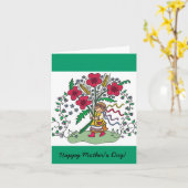 Carte Bonne fête des mères ! (Fleur jaune)