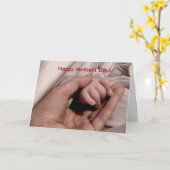 Carte Bonne fête des mères à la première fois Maman (Fleur jaune)