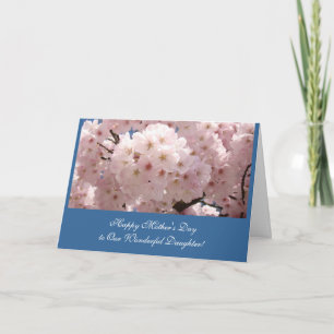 Carte Bonne fête des mères à notre merveilleuse fille !