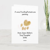 Carte Bonne fête des mères avec amour (Dos)