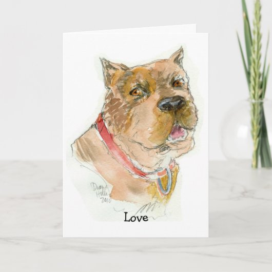 Carte Bonne fête des mères avec amour (Devant)