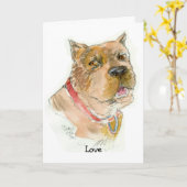 Carte Bonne fête des mères avec amour (Fleur jaune)