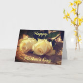 Carte Bonne fête des mères Beaux Roses (Fleur jaune)