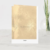 Carte Bonne fête des mères Chanson Oiseaux, Roses et pap (Dos)