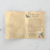 Carte Bonne fête des mères Chanson Oiseaux, Roses et pap (Intérieur)