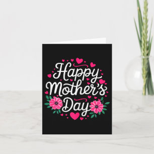 Carte Bonne Fête des mères Chemise Femmes Maman Grand-mè