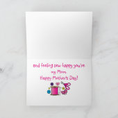 Carte Bonne fête des mères coudre (Intérieur)