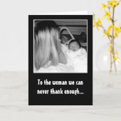 Carte Bonne fête des mères de naissance ! (Fleur jaune)