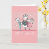 Carte Bonne fête des mères et des enfants (Fleur jaune)