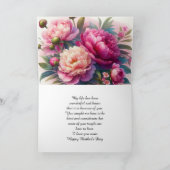 Carte Bonne fête des mères Fête des fleurs Salutation (Intérieur)