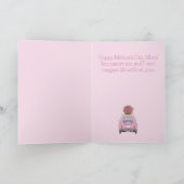 Carte Bonne fête des mères Fiat 500 (Intérieur)