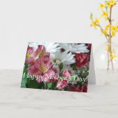 Carte Bonne fête des mères ! - Floral Bouquet (Fleur jaune)