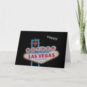 Carte Bonne fête des mères, Las Vegas Card, message secr