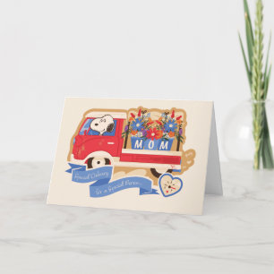 Carte Bonne fête des Mères Livraison Snoopy