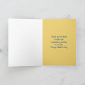 Carte Bonne fête des mères Maman phare lever du soleil (Intérieur)