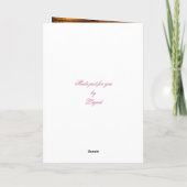 Carte Bonne fête des mères personnalisable (Dos)