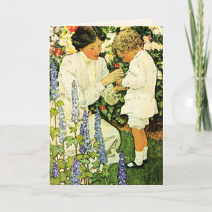 Carte Bonne fête des mères. Personnalisation de l'art vi