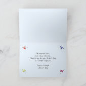 Carte Bonne fête des mères pour soeurs fleurs de printem (Intérieur)