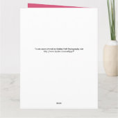 Carte Bonne Fête des mères Printemps Fleurs de cerisiers (Dos)