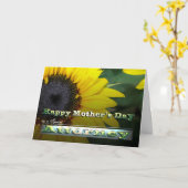 Carte Bonne fête des mères Procureur Bright Sunflower (Fleur jaune)