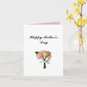 Carte Bonne fête des mères Roses roses roses roses et ja (Fleur jaune)