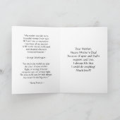 Carte Bonne fête des mères, Stargazer Lily Bouquet (Intérieur)