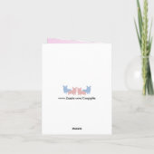 Carte Bonne fête des mères Welsh Corgi (Dos)