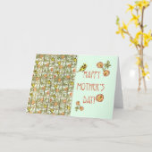 Carte Bonne fête des mères William Morris Imprimer (Fleur jaune)