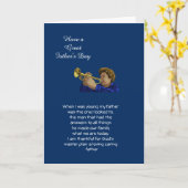 Carte Bonne Fête des pères (Fleur jaune)