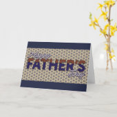 Carte Bonne Fête des pères (Fleur jaune)