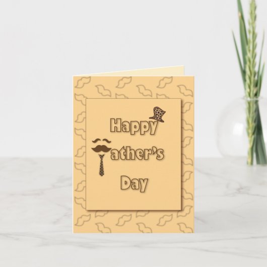 Carte Bonne Fête des pères (Devant)