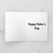 Carte Bonne Fête des pères (Intérieur)