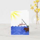 Carte Bonne Fête des pères (Fleur jaune)