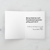 Carte Bonne Fête des pères (Intérieur)