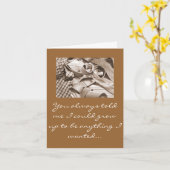 Carte Bonne Fête des pères (Fleur jaune)