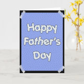 Carte Bonne Fête des pères (Fleur jaune)