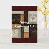 Carte Bonne Fête des pères (Fleur jaune)