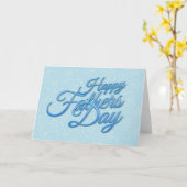 Carte Bonne Fête des pères (Fleur jaune)